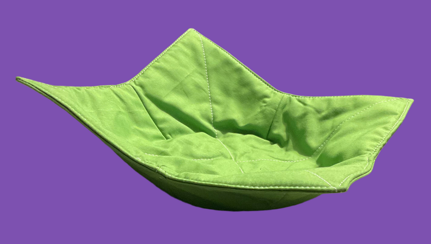 Microwave Bowl Pot Holder -Lime Green