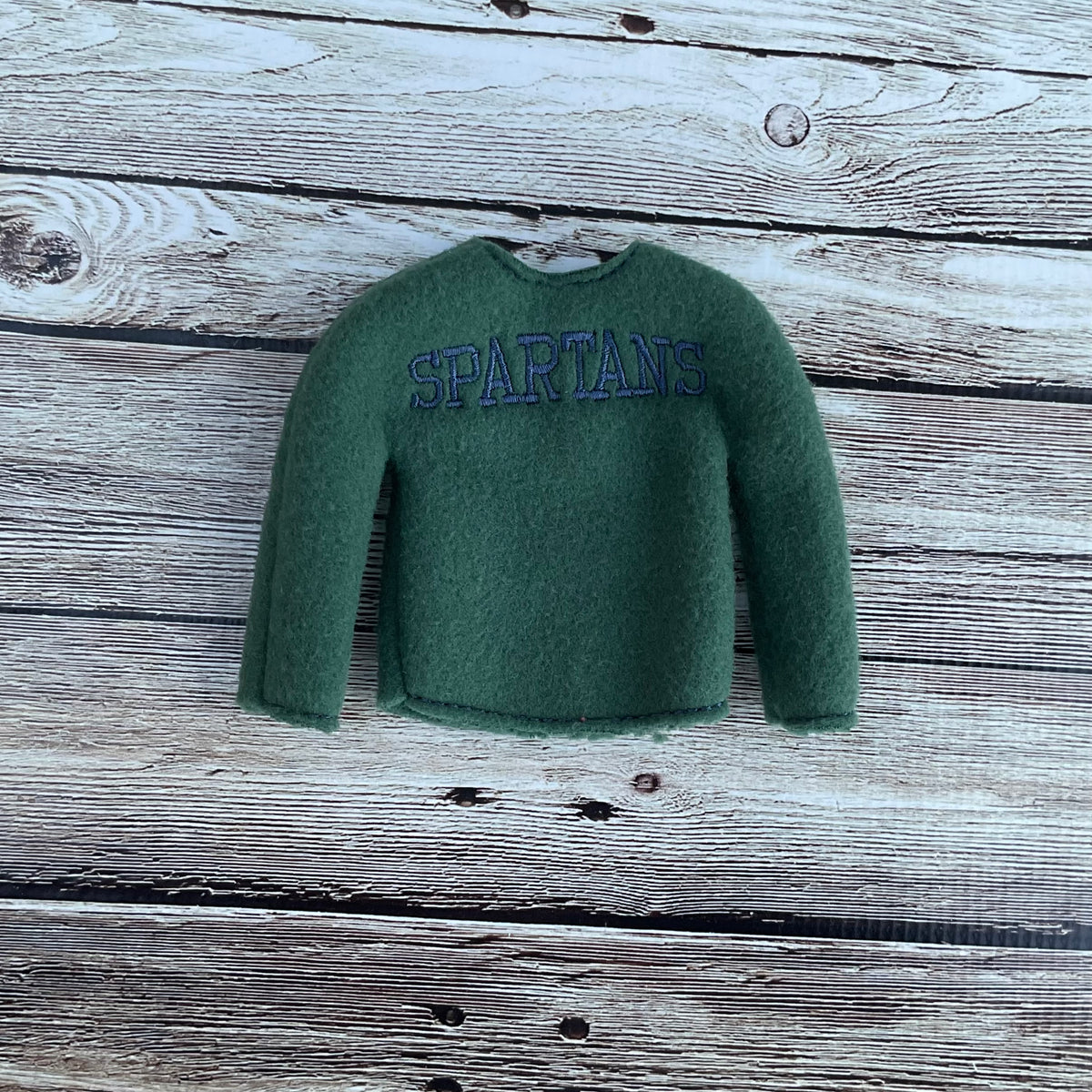 (260) Holiday Elf/Doll Sweater Spartans
