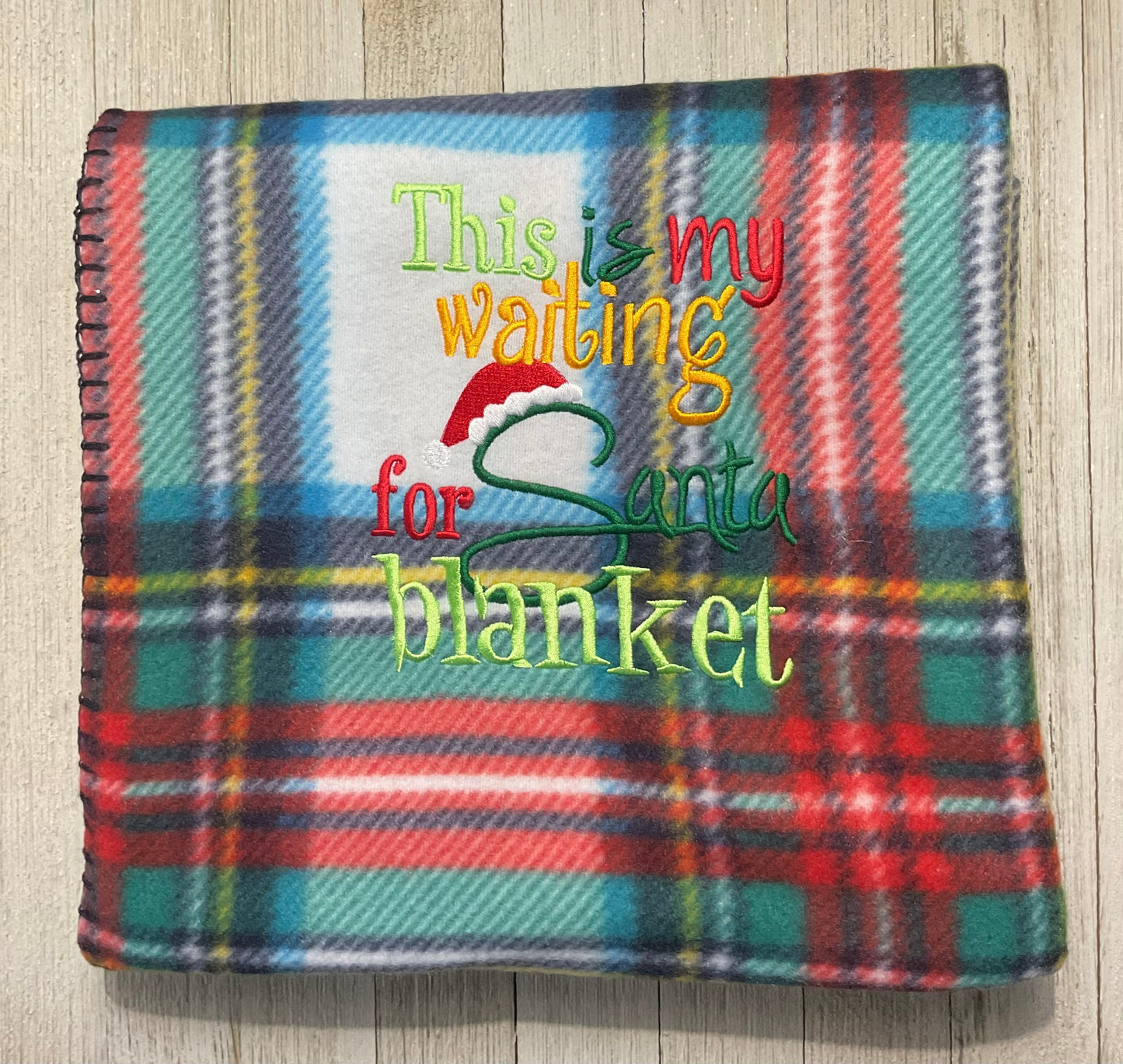 This is my Waiting for Santa Blanket Lap Blanket