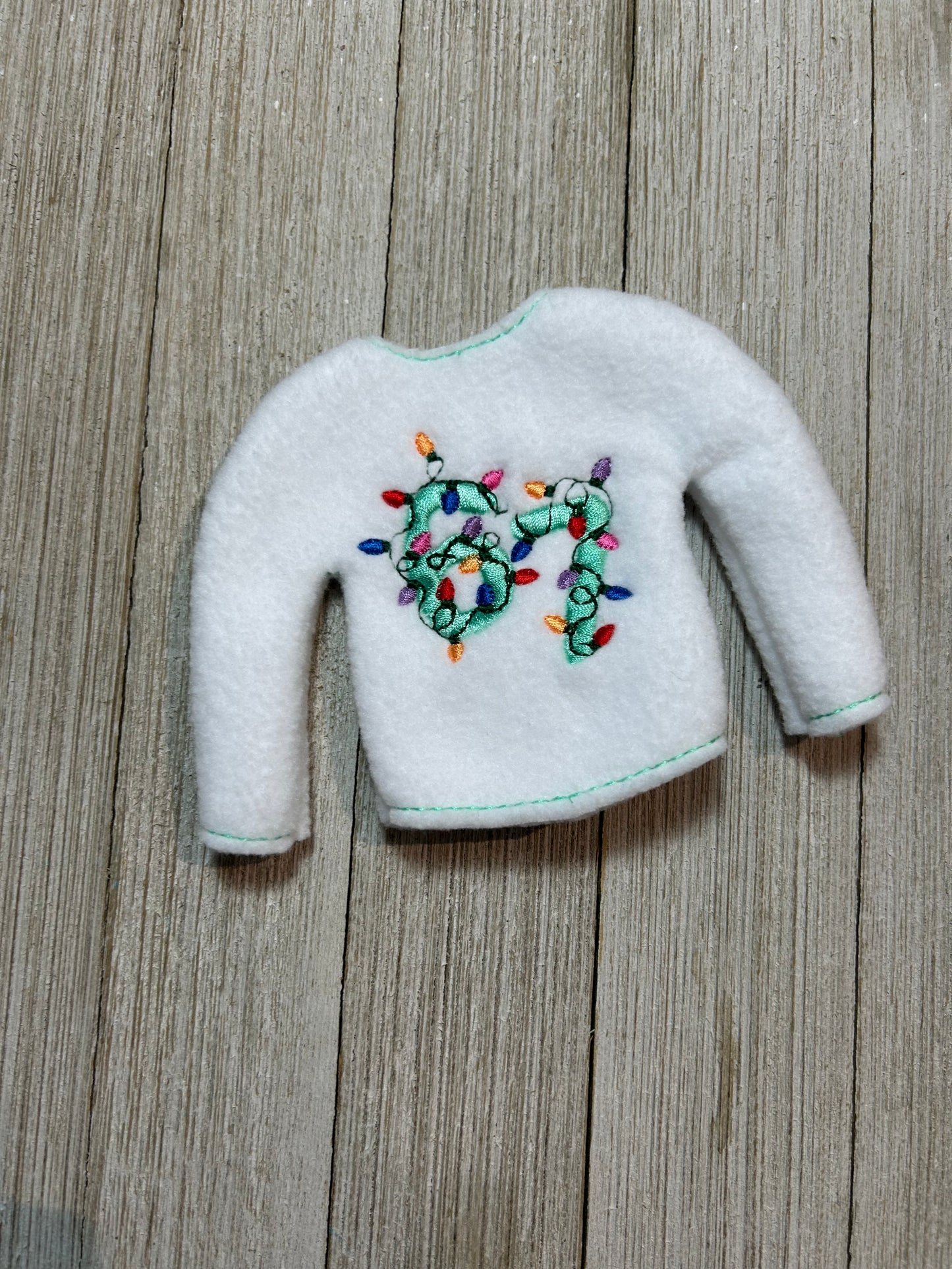 (294) Holiday Elf/Doll Sweater 67 featuring Christmas Lights