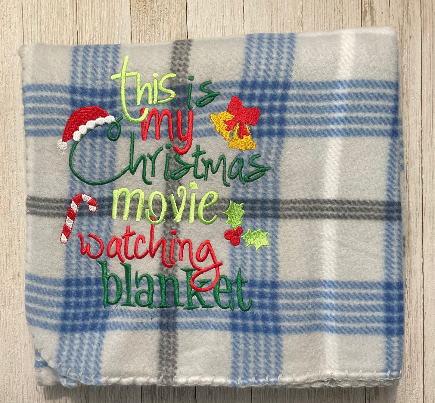 This is my Christmas Movie Watching Blanket Lap Blanket