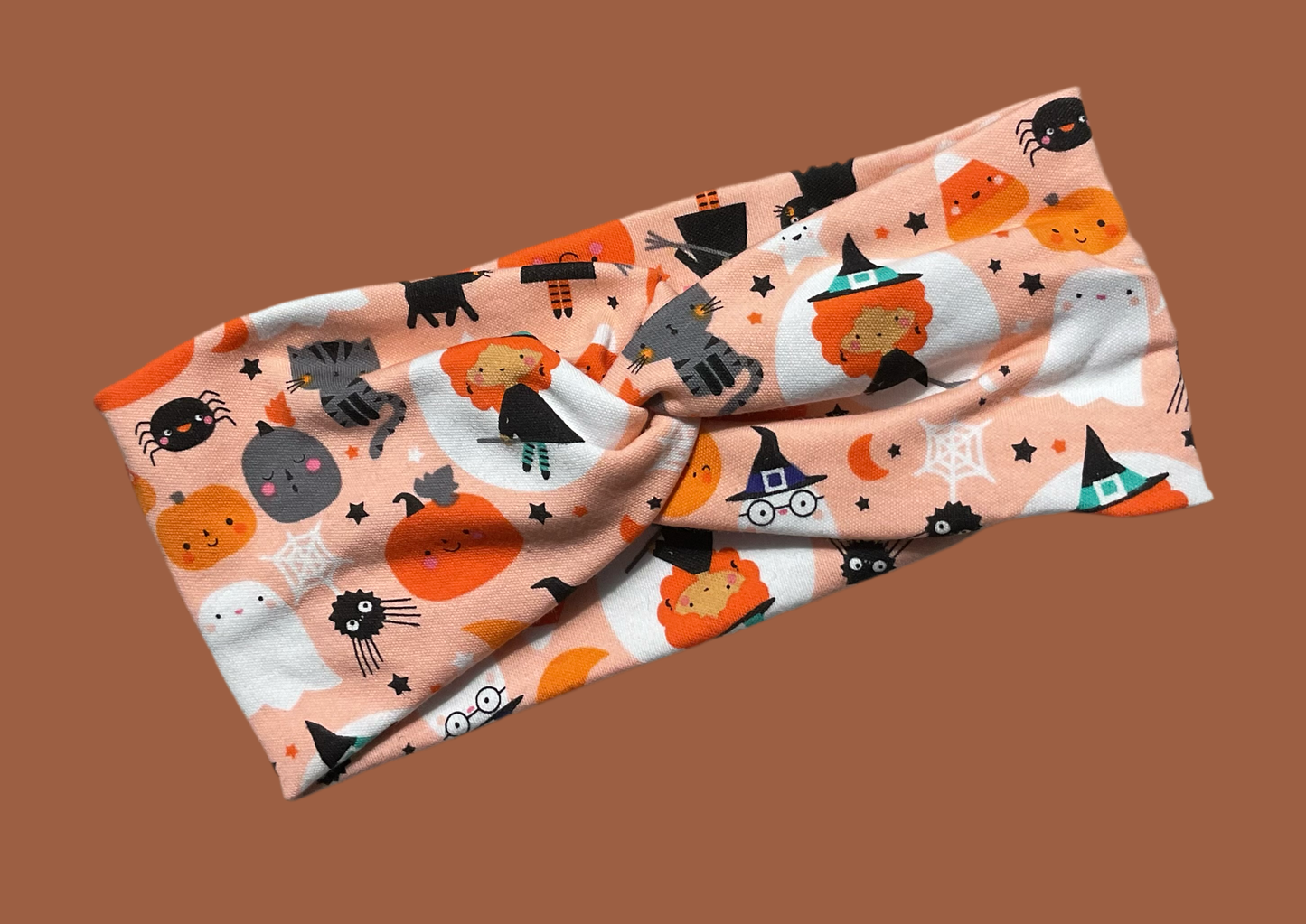 Wide twisted fun Halloween headband perfect accessory for the Halloween season wear for sports, yoga, workouts or for fun fashionable and comfortable