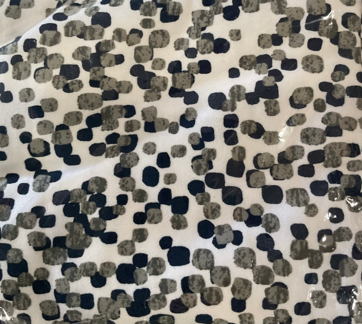 Fashionable Shawl Coverup - Gray Blue Dots