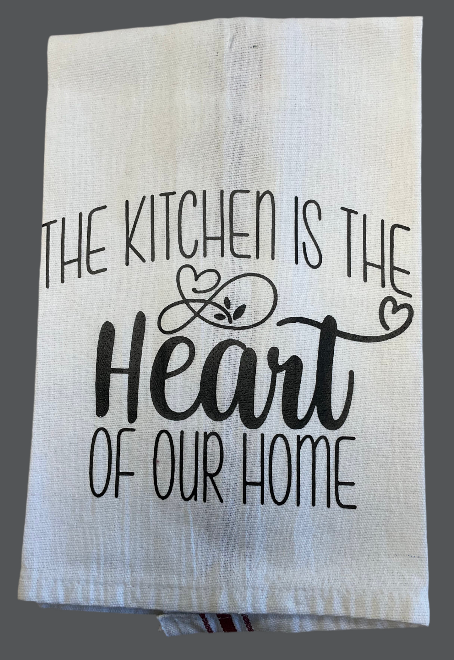 Kitchen is the Heart of Our Home Decorative Towel