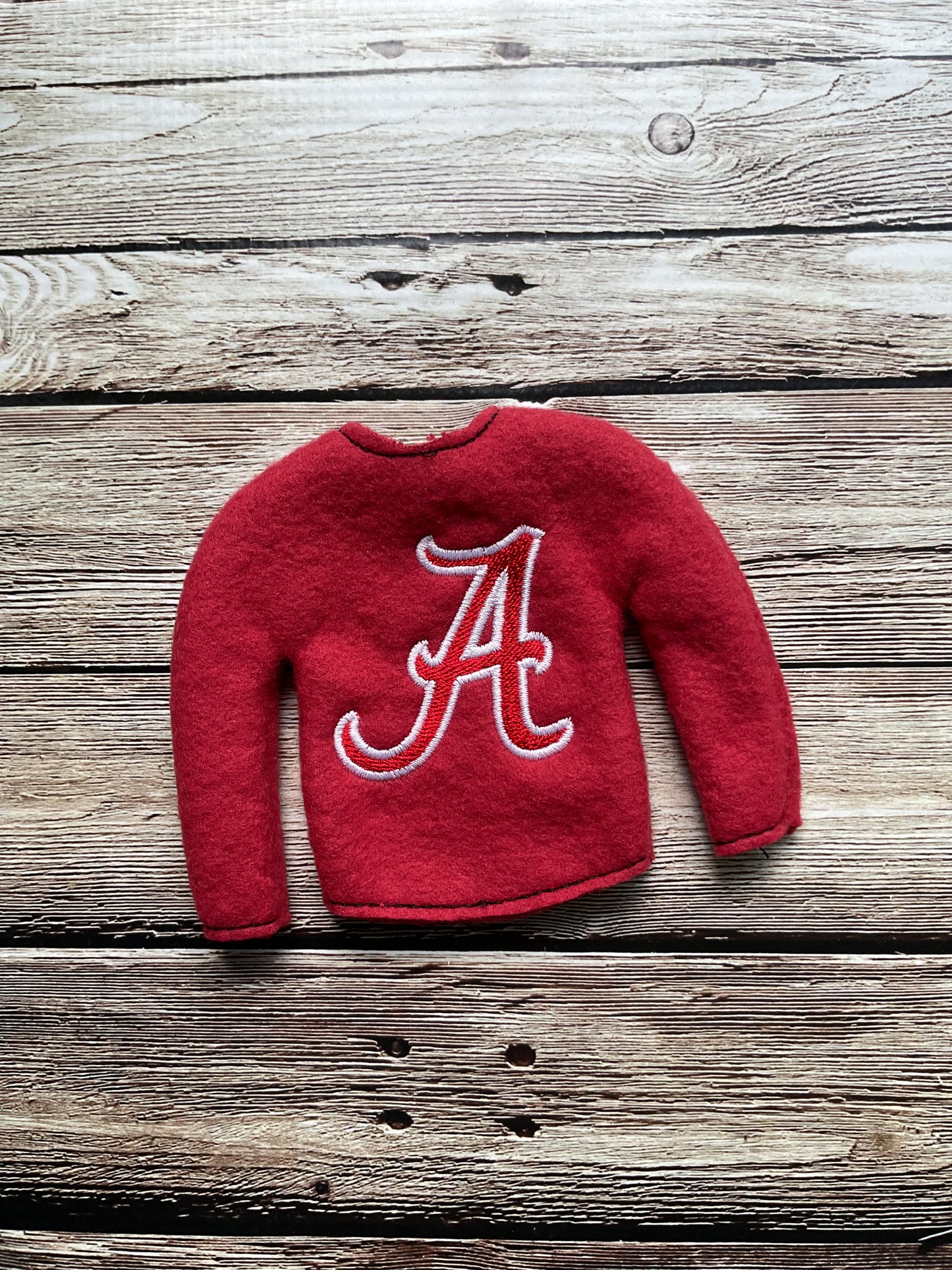 (159) Holiday Elf/Doll Sweater Alabama A