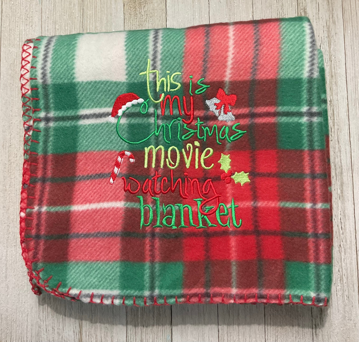 This is my Christmas Movie Watching Blanket Lap Blanket
