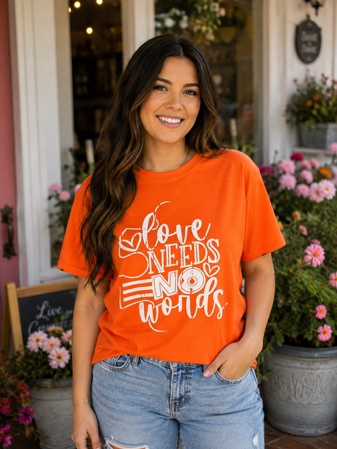 Love Needs No Words T-Shirt | Autism Awareness Graphic Tee