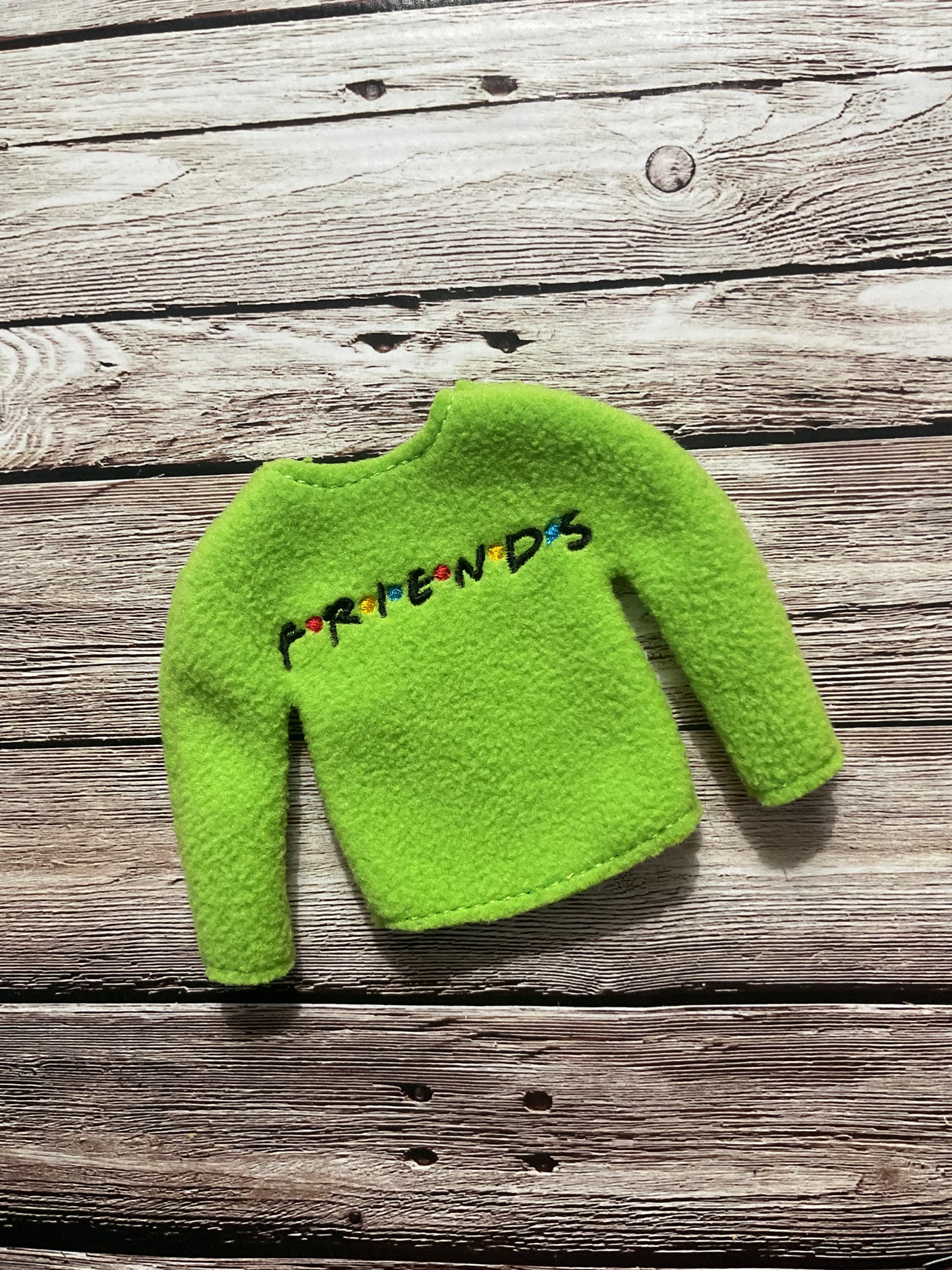 (272) Holiday Elf/Doll Sweater colorful FRIENDS