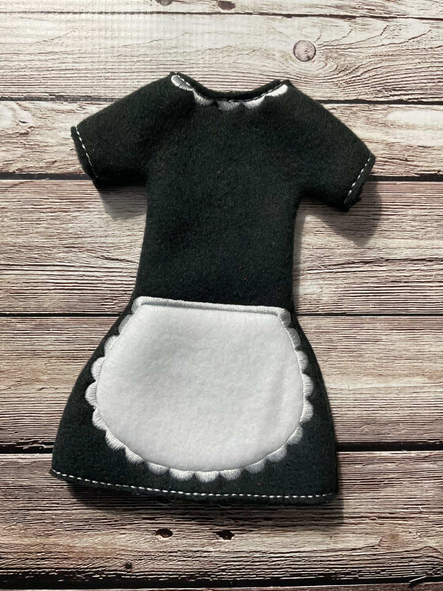 (273) Holiday Elf/Doll Sweater featuring a Maids Dress