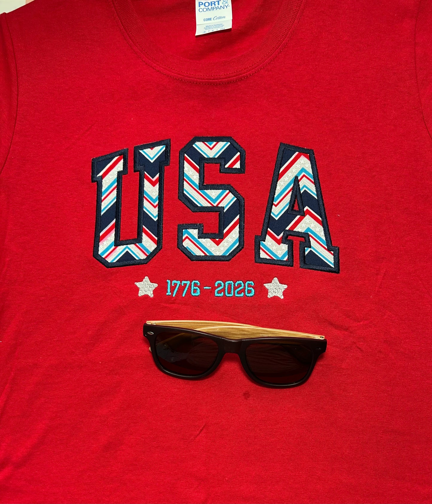 Appliqué USA 1776-2026 T-Shirt