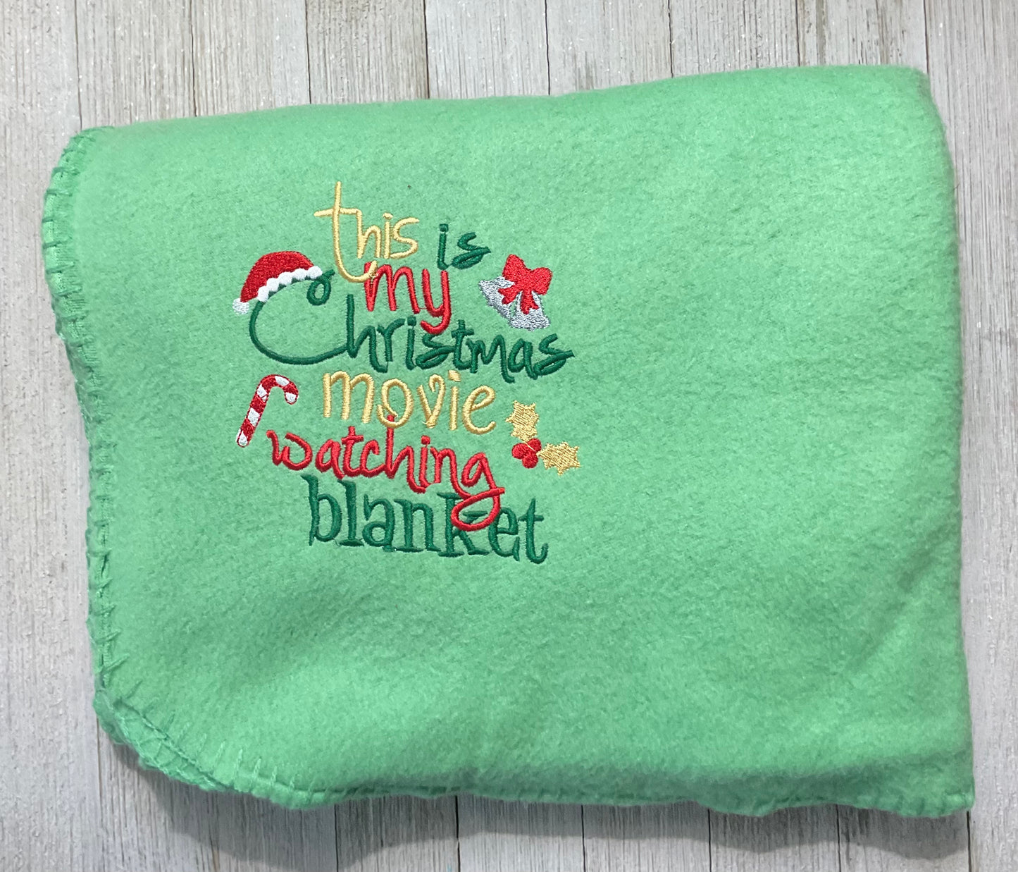 This is my Christmas Movie Watching Blanket Lap Blanket