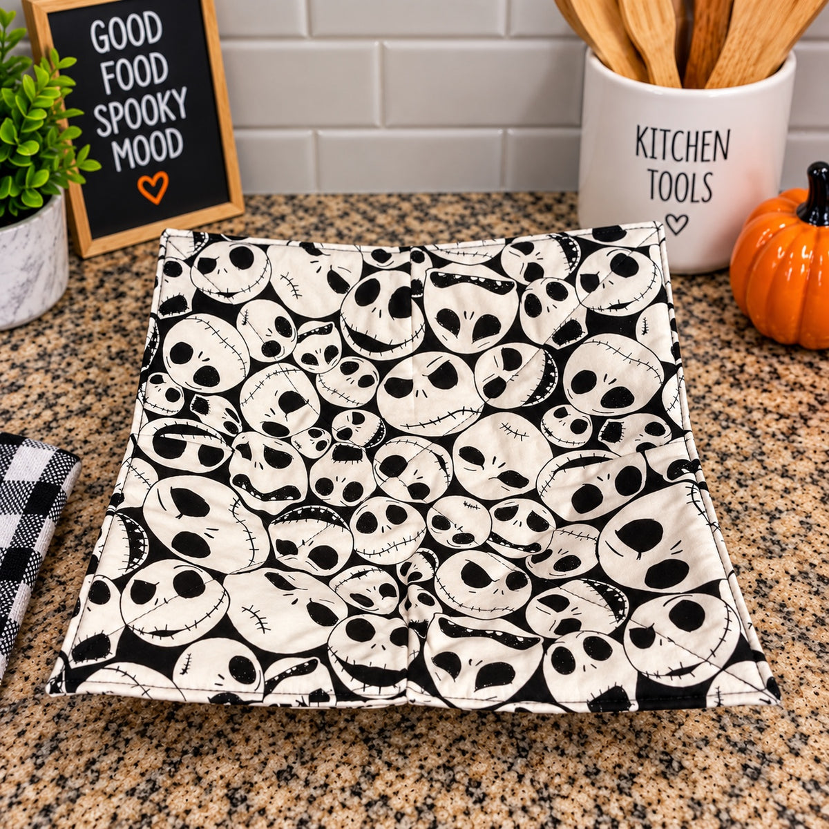 Spooky Faces Halloween Bowl Cozy