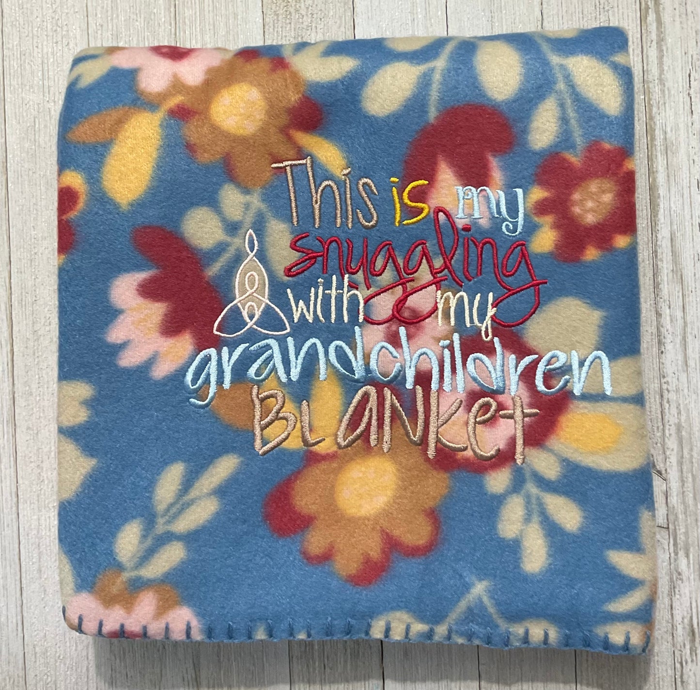 This is my snuggling with my grandchildren blanket lap blanket