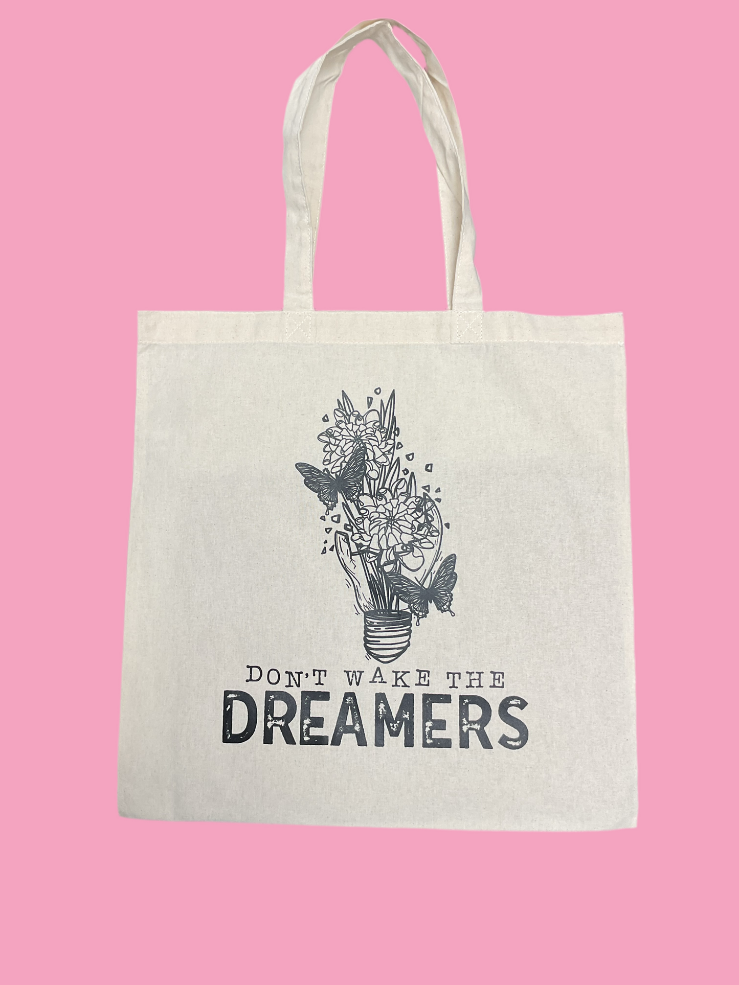 Don’t Wake The Dreamers coloring reusable shopping tote bag