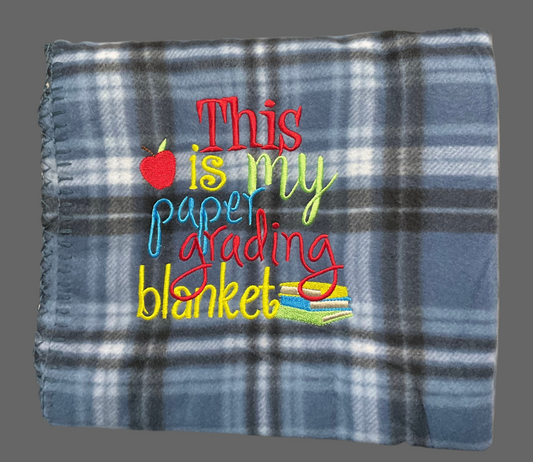 This is my Paper Grading Cozy Lap Blanket