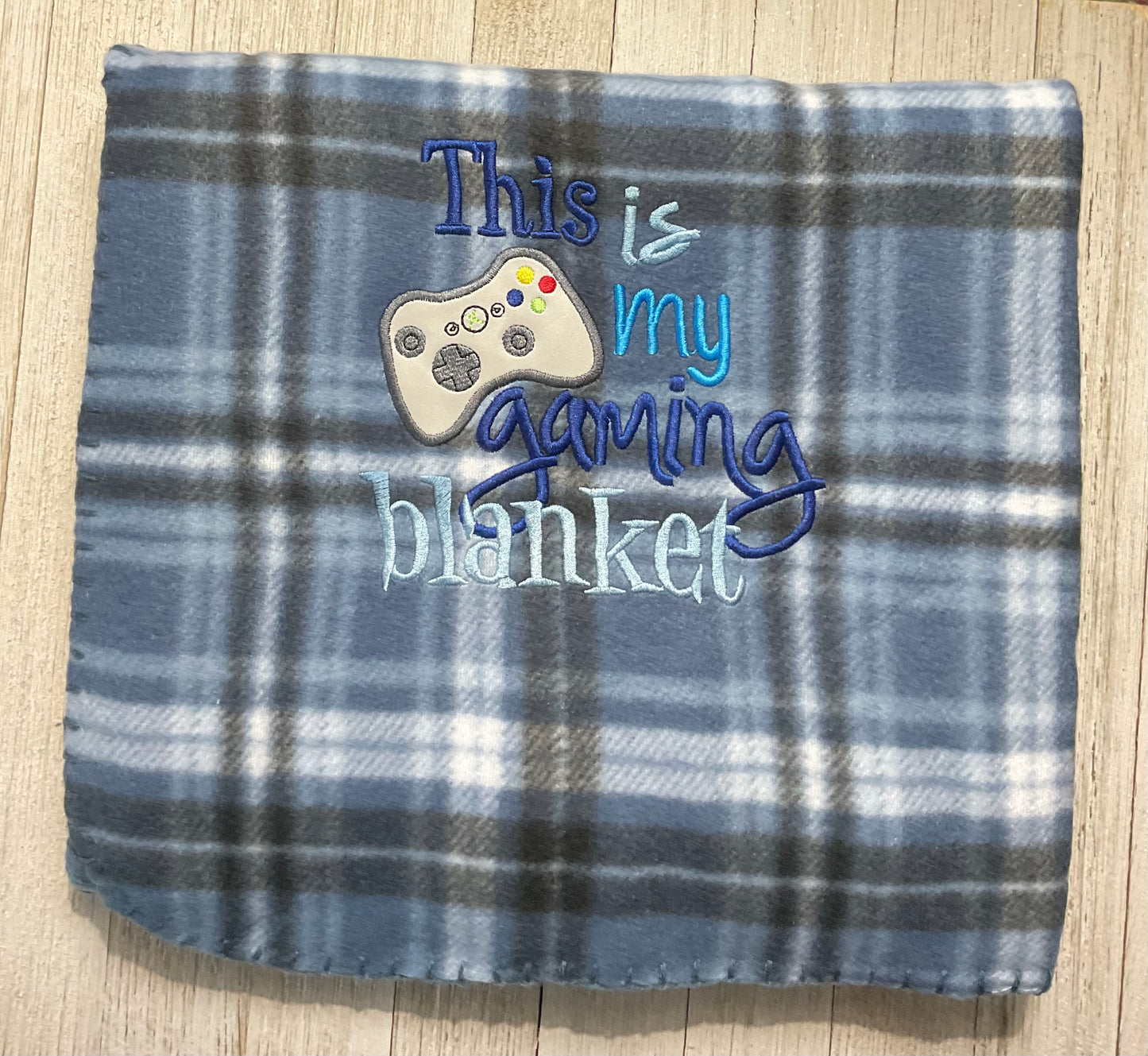 This is my Gaming Blanket lap blanket