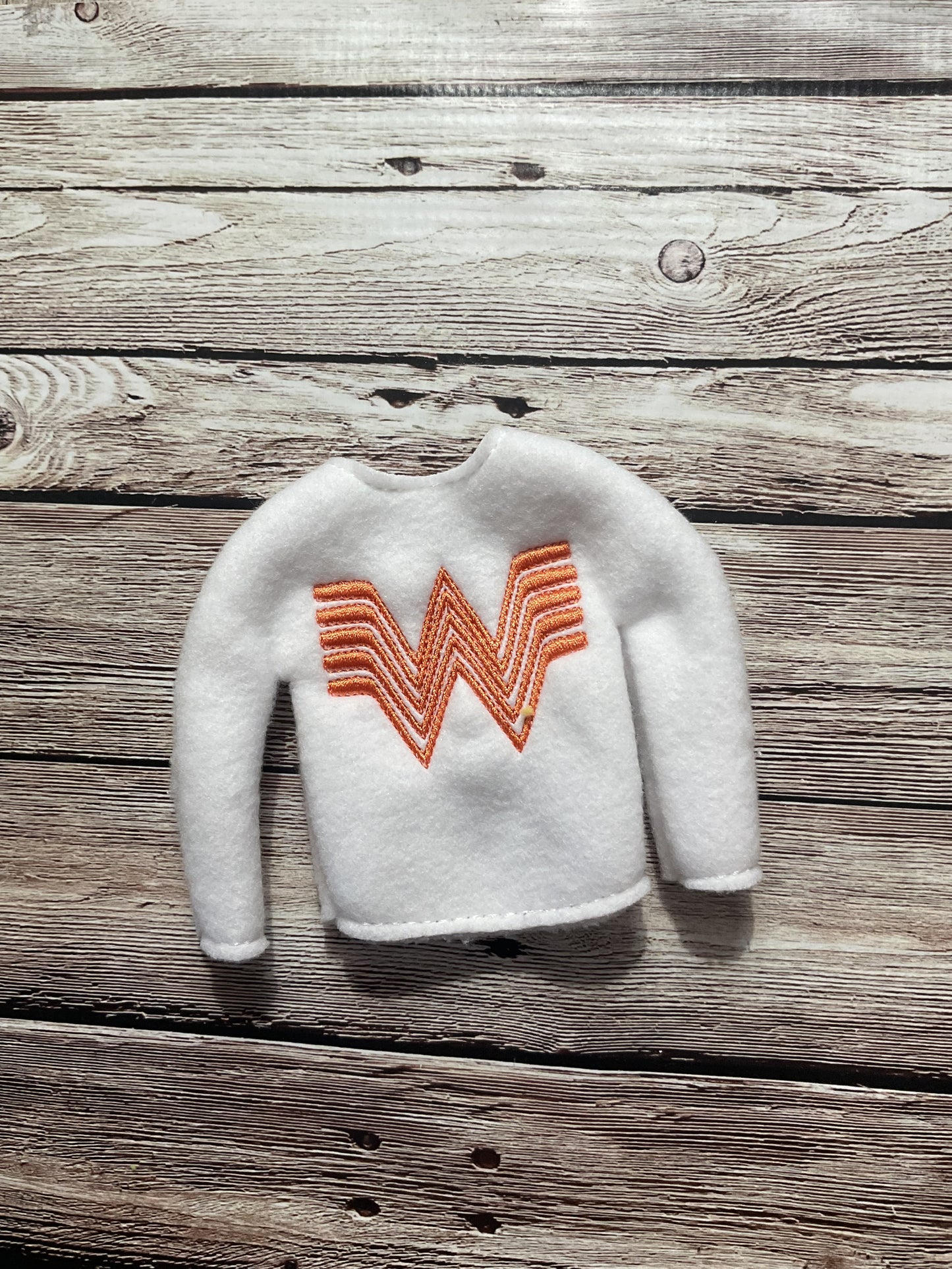 (246) Holiday Elf/Doll Sweater featuring W Burger