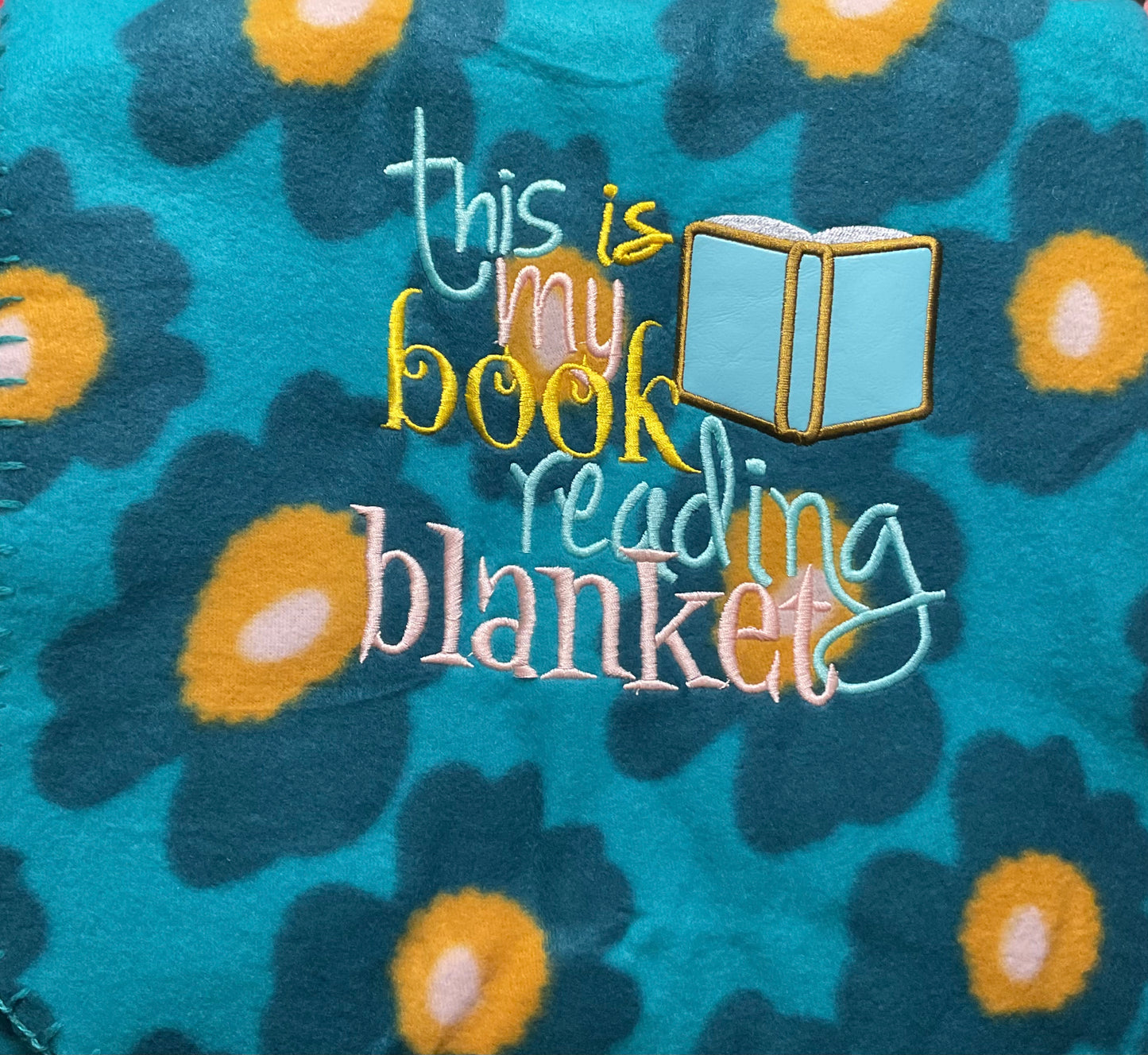 This is my Book Reading Blanket