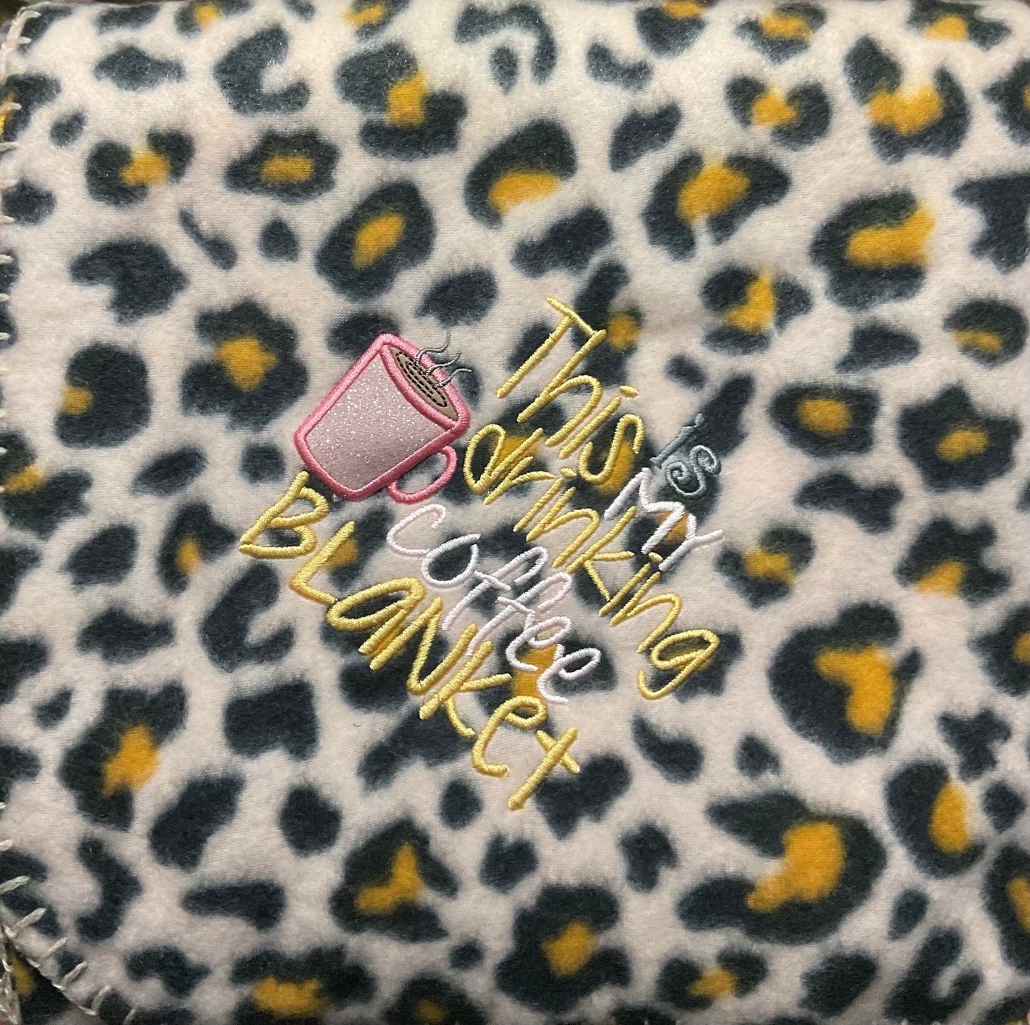 This is my Drinking Coffee Blanket