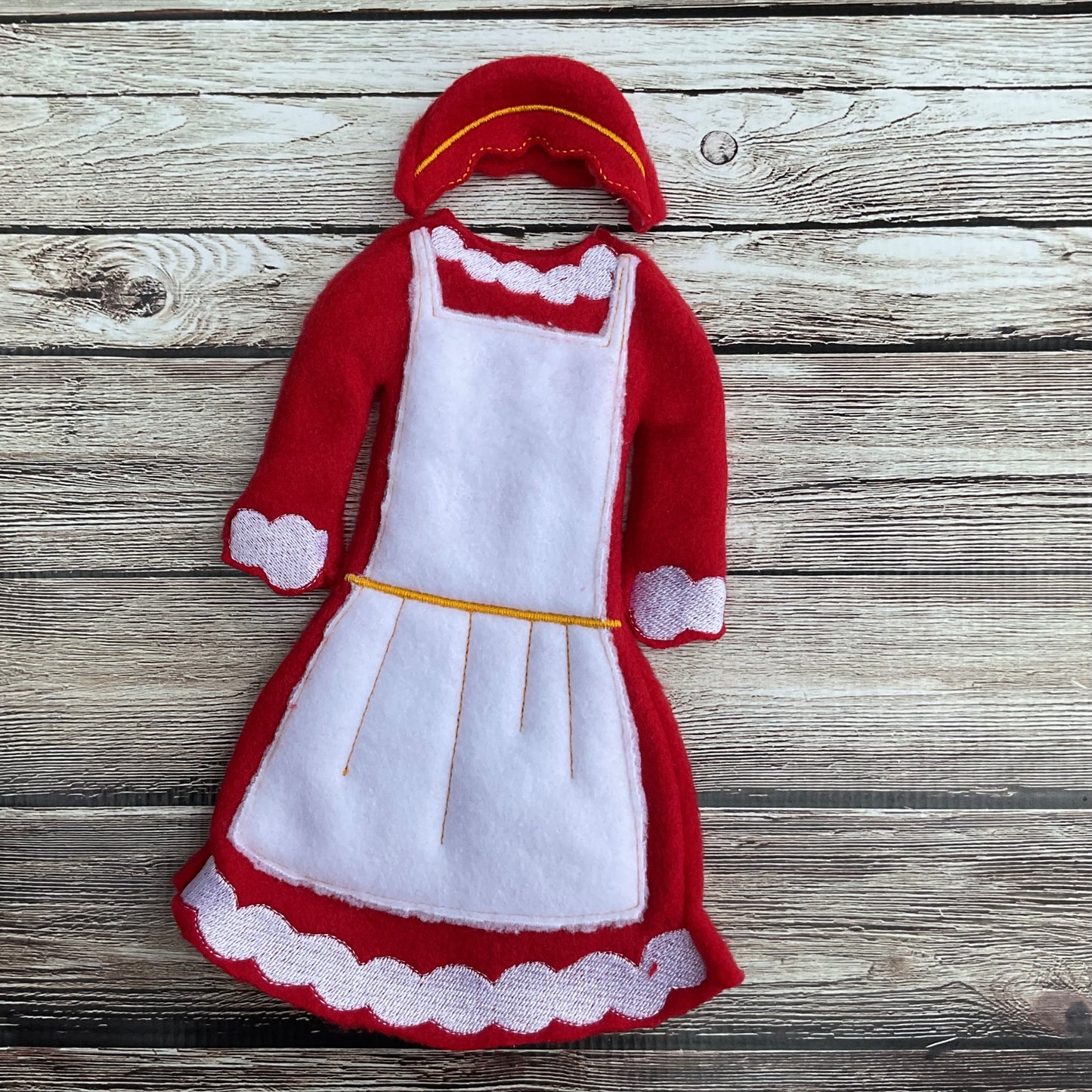 (289) Holiday Elf/Doll Sweater featuring Mrs Claus