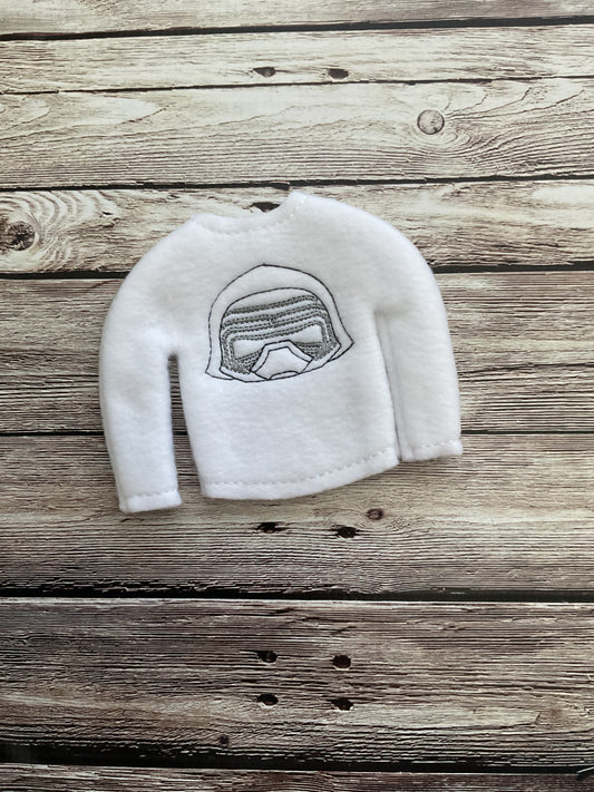 (186) Holiday Elf/Doll Sweater Star Space Darth