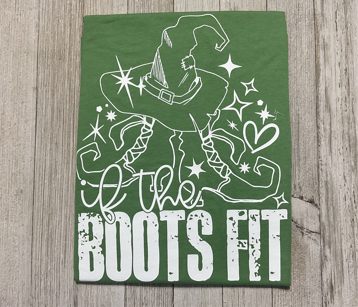 If the Boots Fit Halloween Graphic T - Green