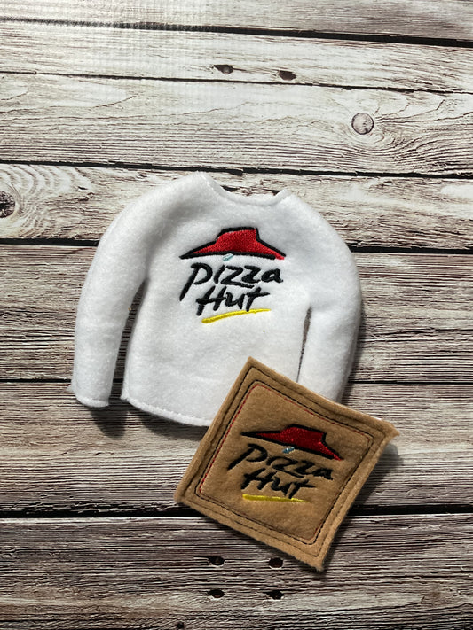 (267) Holiday Elf/Doll Sweater featuring your favorite Pizza Place