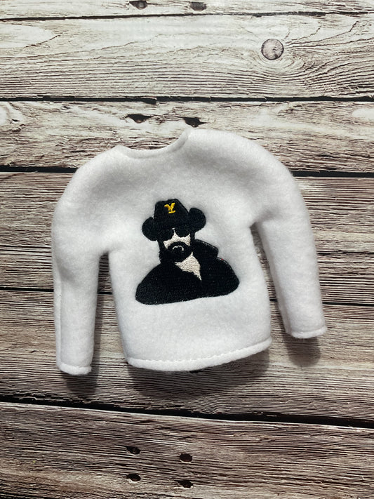 (274) Holiday Elf/Doll Sweater featuring RIP Yellowstone