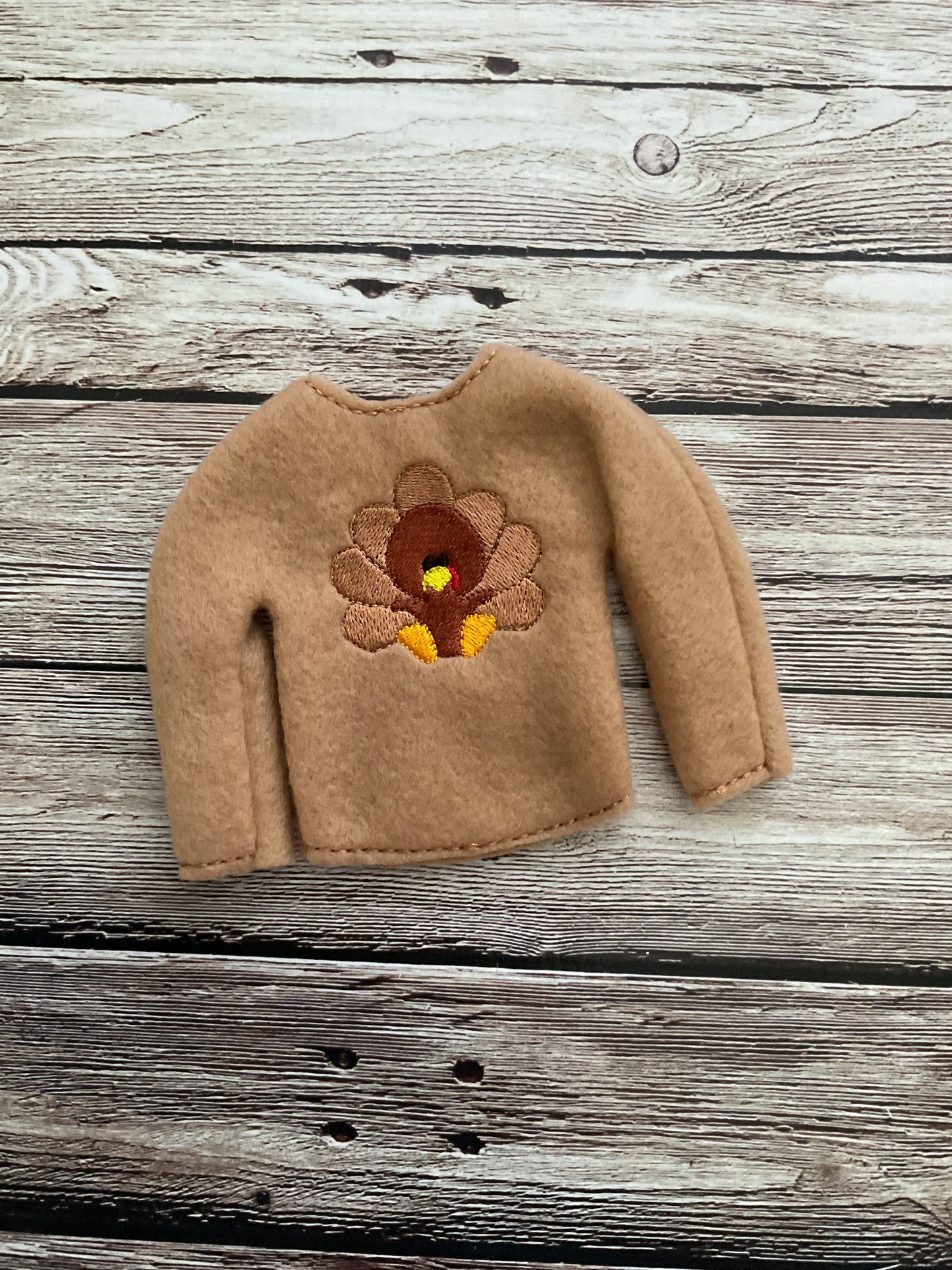 (234) Holiday Elf/Doll Sweater Boy Turkey