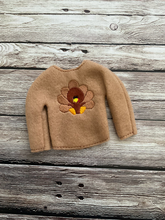 (234) Holiday Elf/Doll Sweater Boy Turkey