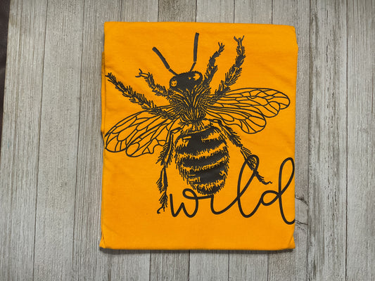 BEE Wild Graphic T - Golden Yellow
