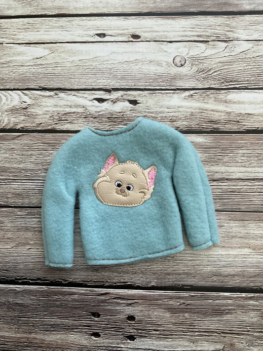 (200) HolidayElf/Doll Sweater Red Panda