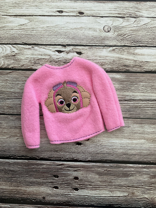 (224) Holiday Elf/Doll Sweater Sky Patrol Paw