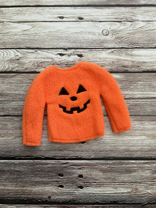 (232) Holiday Elf/Doll Sweater Boy Pumpkin face
