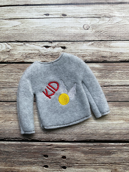 (147) Holiday Elf/Doll Sweater featuring Kid Wings
