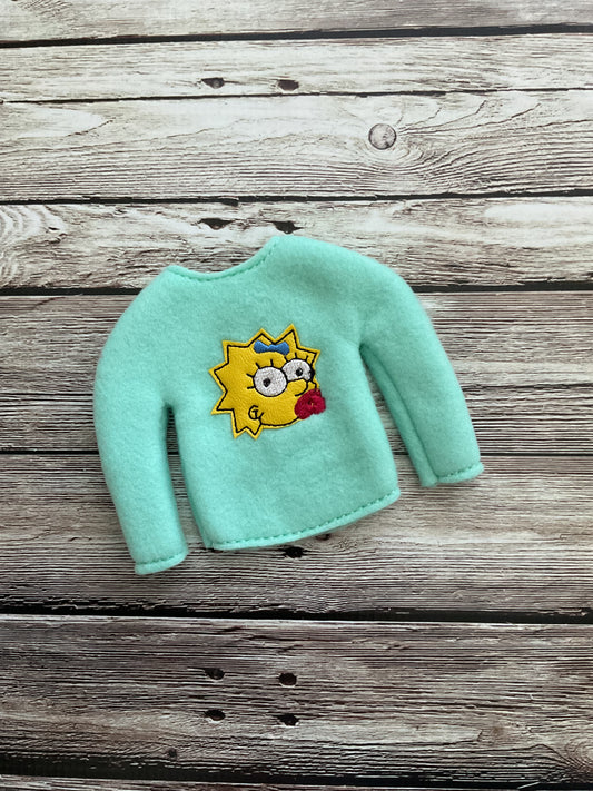 (211) Holiday Elf/Doll Sweater Baby S Maggie