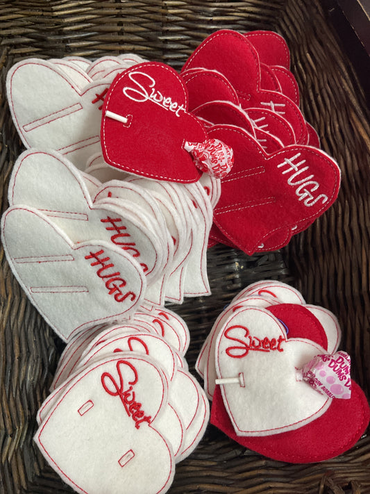 Valentine candy sleeve