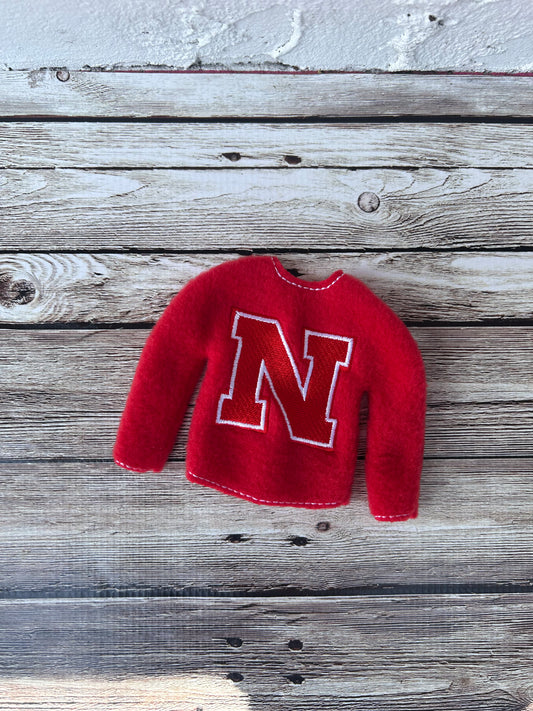 (225) Holiday Elf/Doll Sweater Nebraska