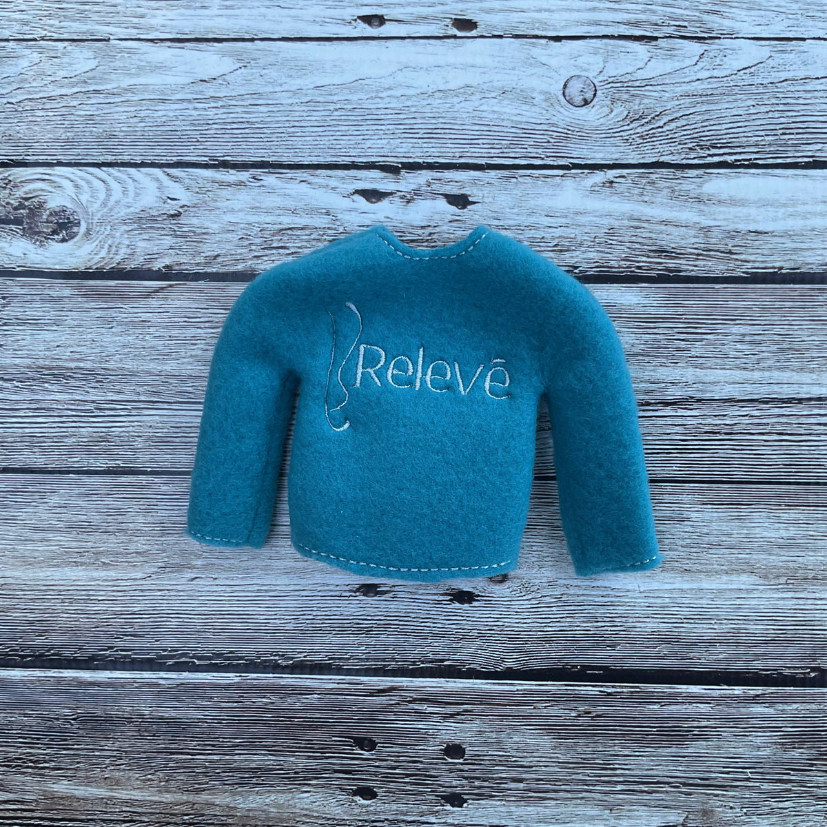 (229) Holiday Elf/Doll Sweater Releve Academy of Dance RAD