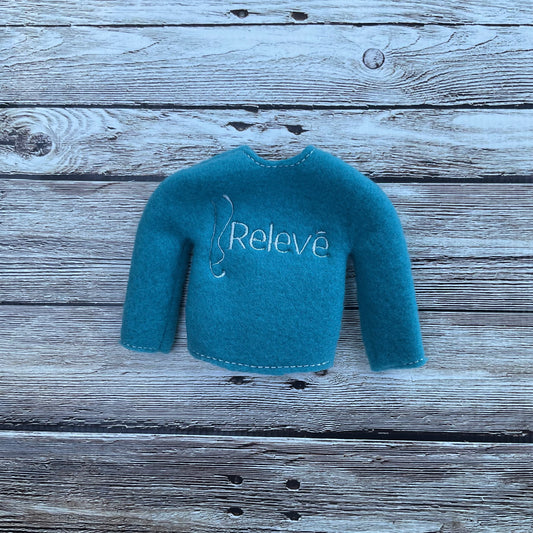 (229) Holiday Elf/Doll Sweater Releve Academy of Dance RAD