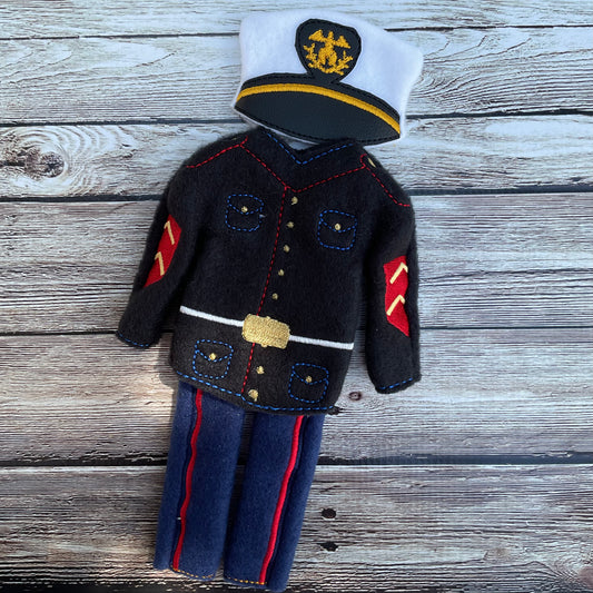 (176) Holiday Elf/Doll Sweater Marine inspired